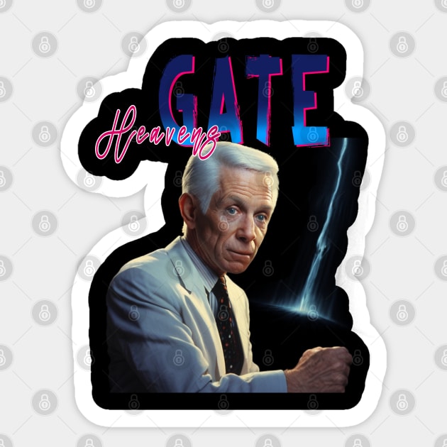 Marshall Applewhite - Heaven's Gate 90s Sticker by Moulezitouna